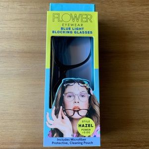 Flower Eyewear Blue Light Blocking Glasses NWT